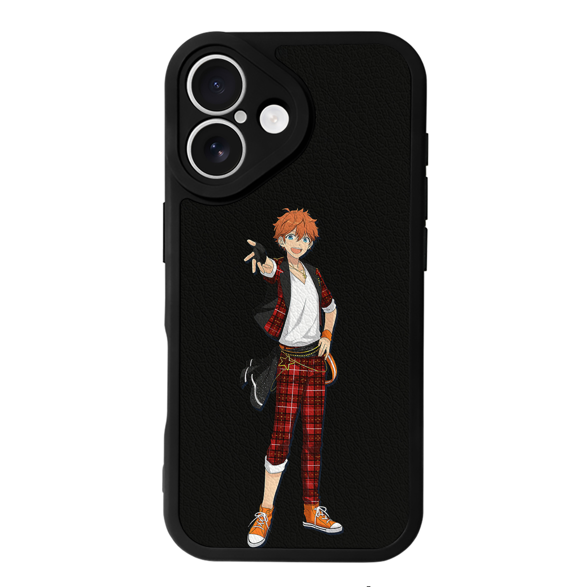 （画像用） あんさんぶるスターズ! Ensemble Stars 【iPhone 16シリーズ対応】シリコンスマホケース（レザー調） 材質：シリコン